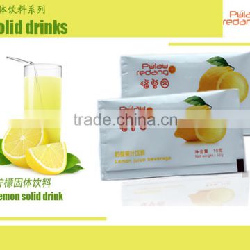 Instant Lemon solid drink