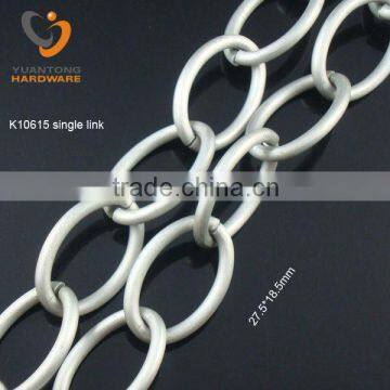 matt nickel color o shape chain 27.5*18.5mm