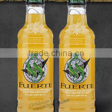 750ml glass juice bottle with label and aluminum cap                        
                                                                                Supplier's Choice