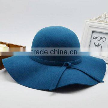 In Stock Cheap Wide Brim Wool Felt Hat Blank Wholesale photo-4