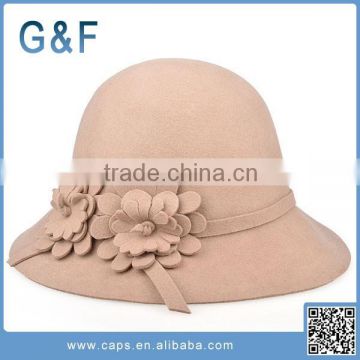 European Style Wool Felt Sauna Hat For Ladies