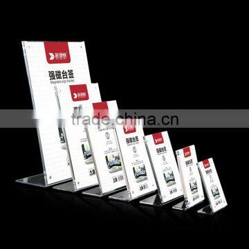 Alibaba supplier new products restaurant Reserved Acrylic table sign holder