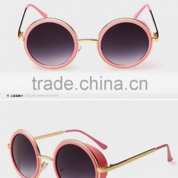 New Product High Quality Retro Round Sunglasses With Color Film photo-4