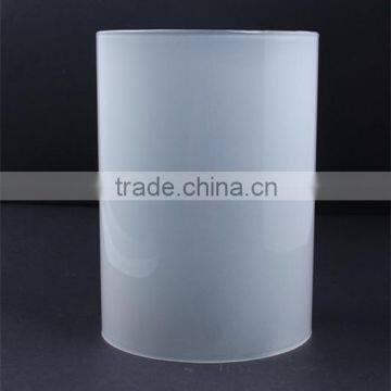 OD110*H153mm pyrex inside frosted borosilicate glass tube wholesale glass lampshade