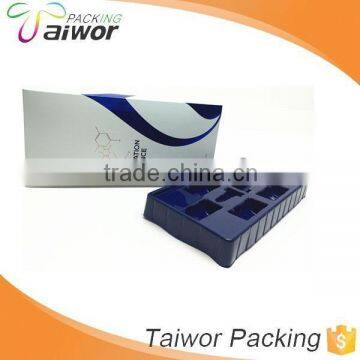 Hot sale plastic tray paper cosmetic gift set packaging box