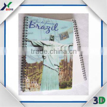 Promotional Gifts for Kids 3D Lenticular Printing Cover Note Book