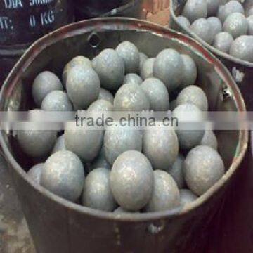 60mm low wear abrasion steel ball for silver mine