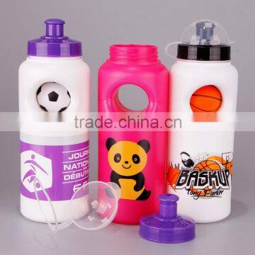 New 600 ml heat protection outdoor sport bottle double spary bottle multifuctional bottle