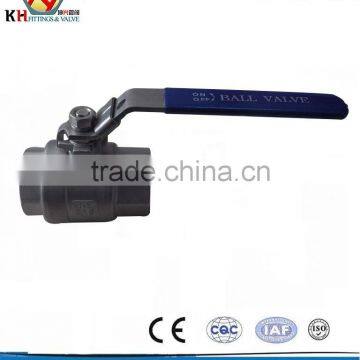 stainless steel 316 or 304 1PC ball valve