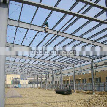 Light prefabricated steel construction chicken family house/carport/car garage /steel structure building project