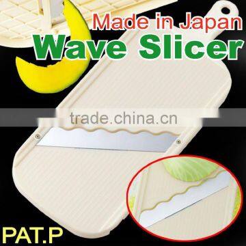 japanese vegetable slicer japanese kitchen big slicer wave blade made in JAPAN