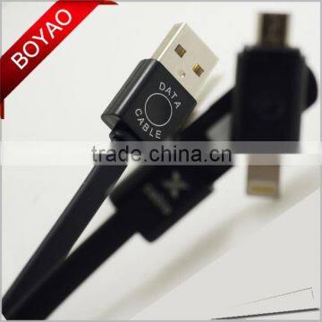 New Products Universal Rotating Usb Charging Cable, 360 Rotating 2 in 1 Usb Charging Cable for Iphone photo-3