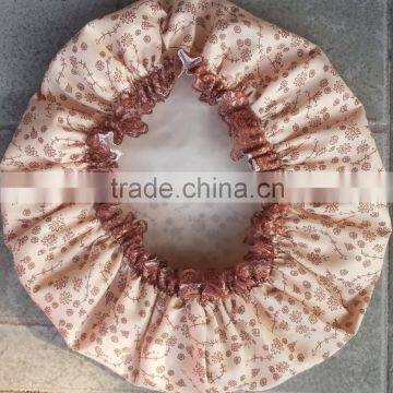 Cheap Fashion Hair Fabric Colorful Printed Custom Shower Cap