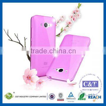 C&T Ultra Thin Crystal Clear TPU 0.3mm Cover Case for xiaomi mi 2