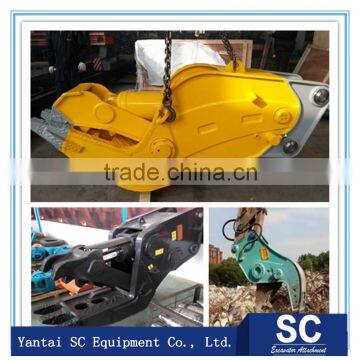 demolition crusher hydraulic shear mounted by excavator 20ton for sale
