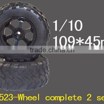 kyx 1/10 radio control car wheel size 109*45mm