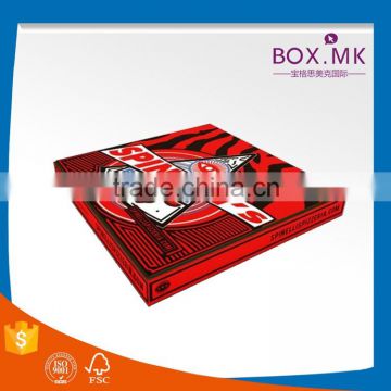 Customized Hot Sale Ecofriendly Good Quality Cheap 8/9/12/14 Inch Square Decorate Pizza Packaging Box