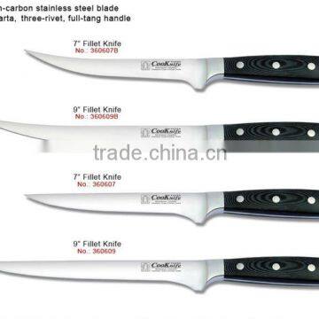 Classic Micarta Handle High Quality Fillet Knife