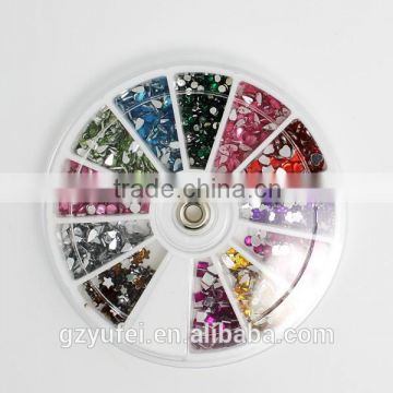 Wholesale mixed shape high shine nail art decoration