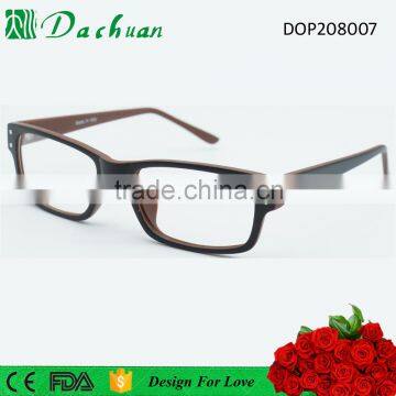 Simple design classic unisex style CP injection fake acetate optical frame glasses