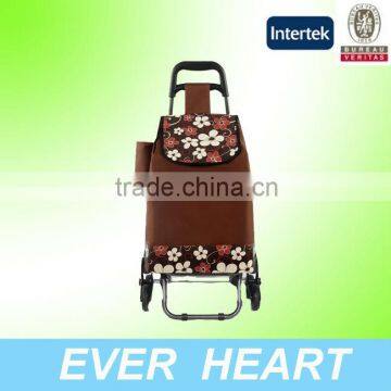 Multifunction Elderly Shopping Cart Trolley with Umbrella Pocket