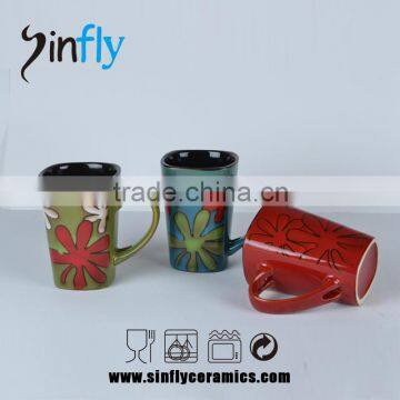 2015 Reaction Glaze Cheap Promotion Cup Ceramic Cup