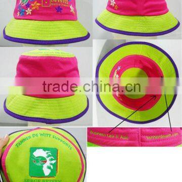 Manufacturer supply cheap printed blank custom bucket hats