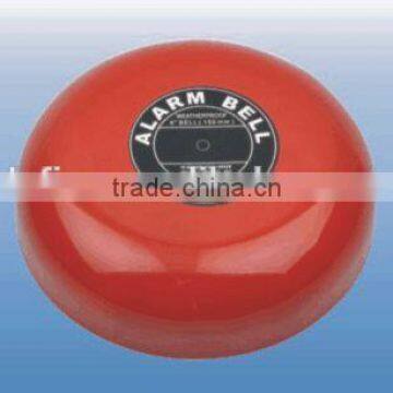 Red motorised fire alarm bell 24V DC