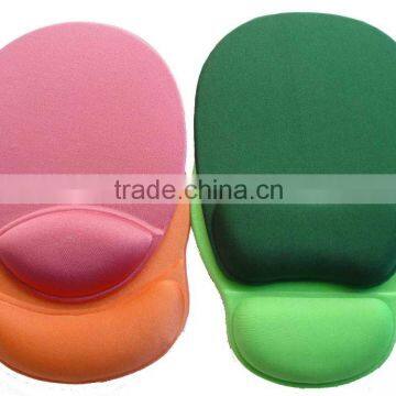 3D silicone rubber wrist rest mouse pad