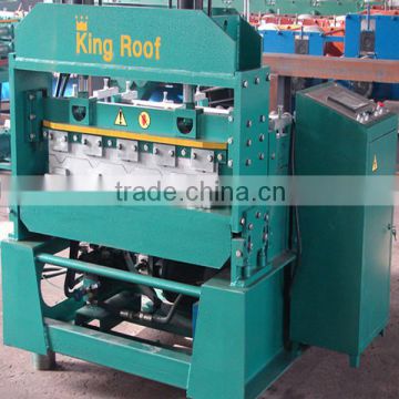 Steel roof and wall curving tile making machine