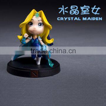 Dota2 crystal maiden 3D plastic PVC anime action figure cartoon model toys Customize hero pvc 1/6 collection oem odm funko pop