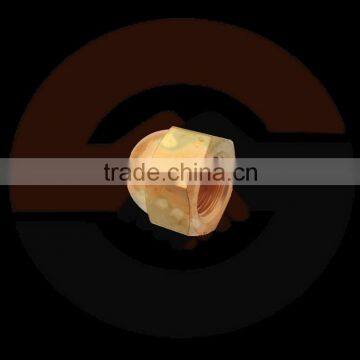 Brass hex doomed cap nut