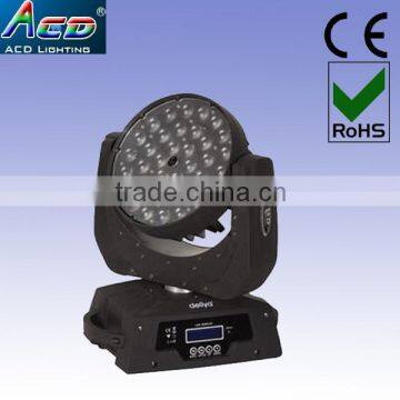 36*4in1 10w led moving head wash, led beam moving head light, led moving head zoom light