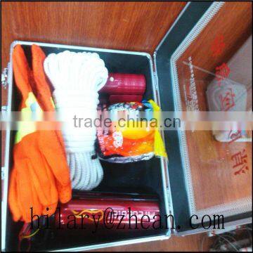 fire mask/fire extinguisher/fire blanket/flashlight