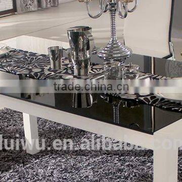 2016 Simple Modern Stainless Steel Black Expandable Dining Table photo-2