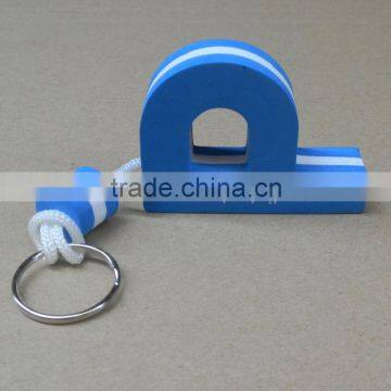 Custom shaped Eva float key chain, eva key tags, promotion floating keychain