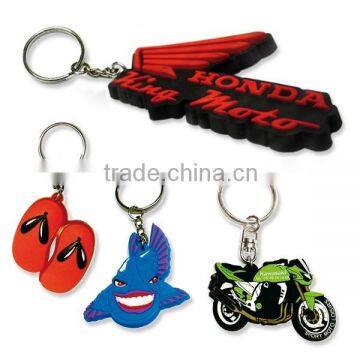 Hot Sale Rubber Key Holder , Embossed 3d Key Chain, Custom Made Rubber Key Ring photo-1