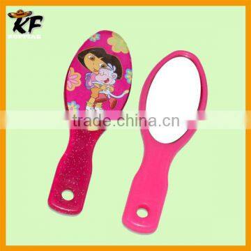 manufacturer plastic handheld one-way oval mirror