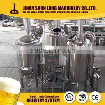 CE approved 1000L beer machine draft beer brewing equipment