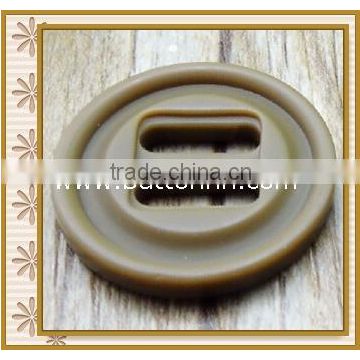 16L gold stamping 2 hole resin adjuster button