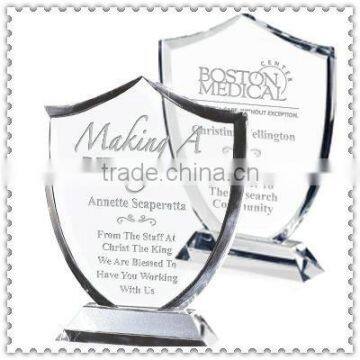 Personality Crystal Glass Shield Awards For President Gifts