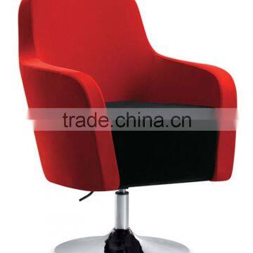 red and black hydrolic salon chairs