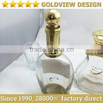 Liquor bottle cap for wine packaging,liquor bottle with screw cap,750ml glass liquor bottles with cap