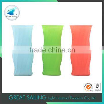 china wholesale irregular colored crystal vase