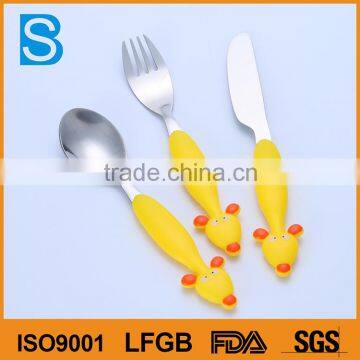 Stainless Steel Spoon Knife and Fork China,Children Cutlery Set