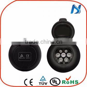 iec 62196 32A ev charging socket with lock for electric vehicles