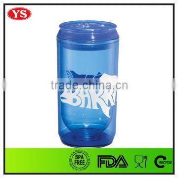 16 oz double wall acrylic can or bottle