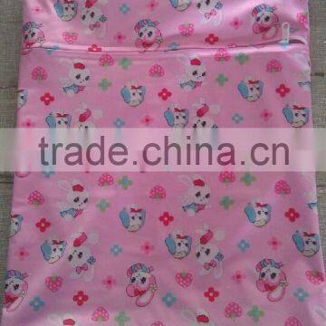 Wholesale Waterproof Cloth Diaper Wet Bag One or Two Pocket Travel Diaper Bag photo-5