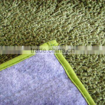 microfiber tufting chenille shaggy carpet for home