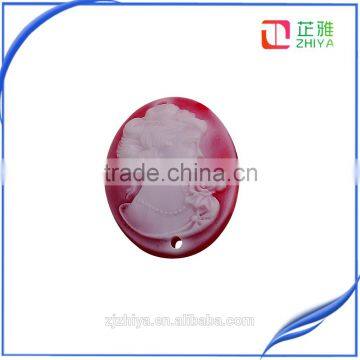 wholesale new design good quality loose resin cameo